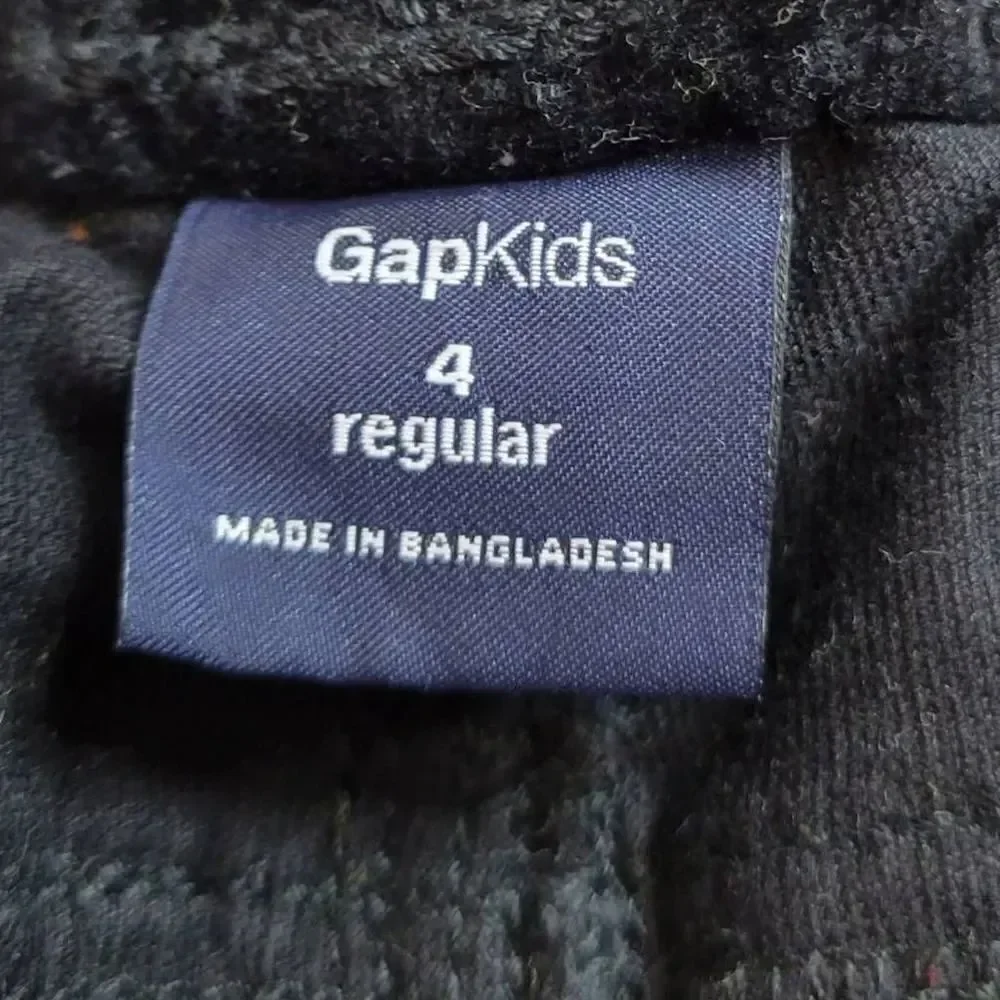 Gap Kids felt black pants 4T